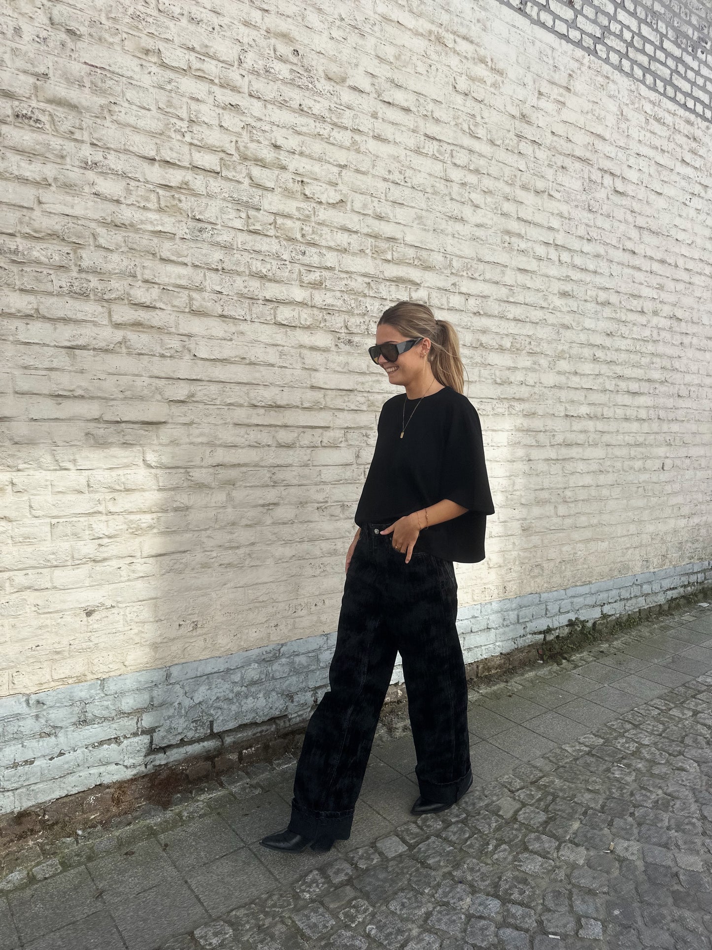 Oversized t-shirt - black