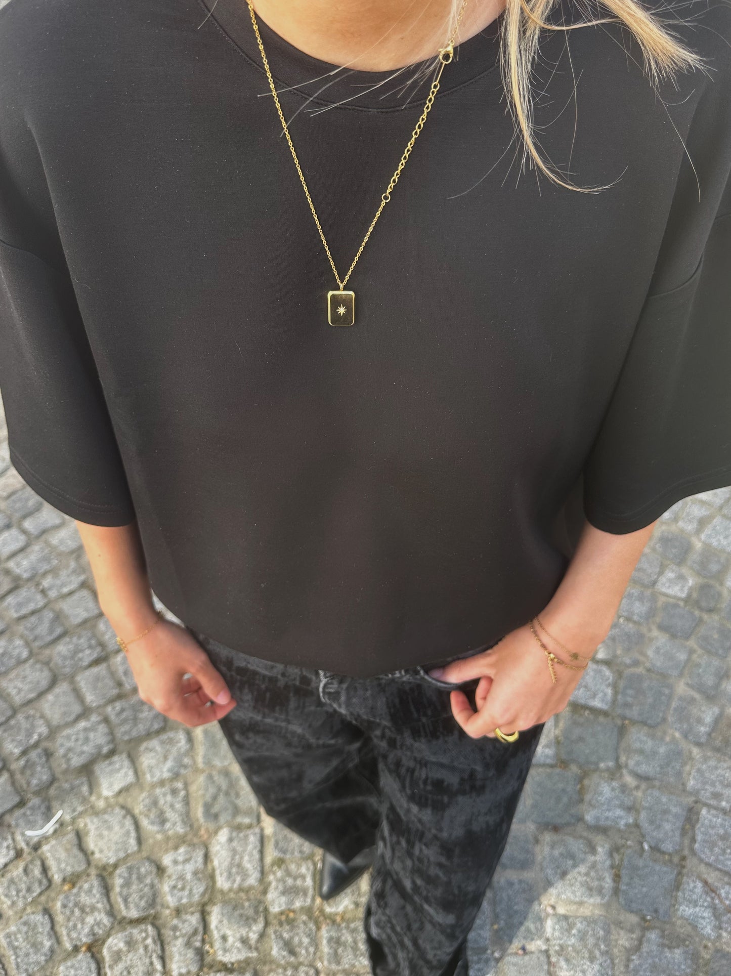 Oversized t-shirt - black