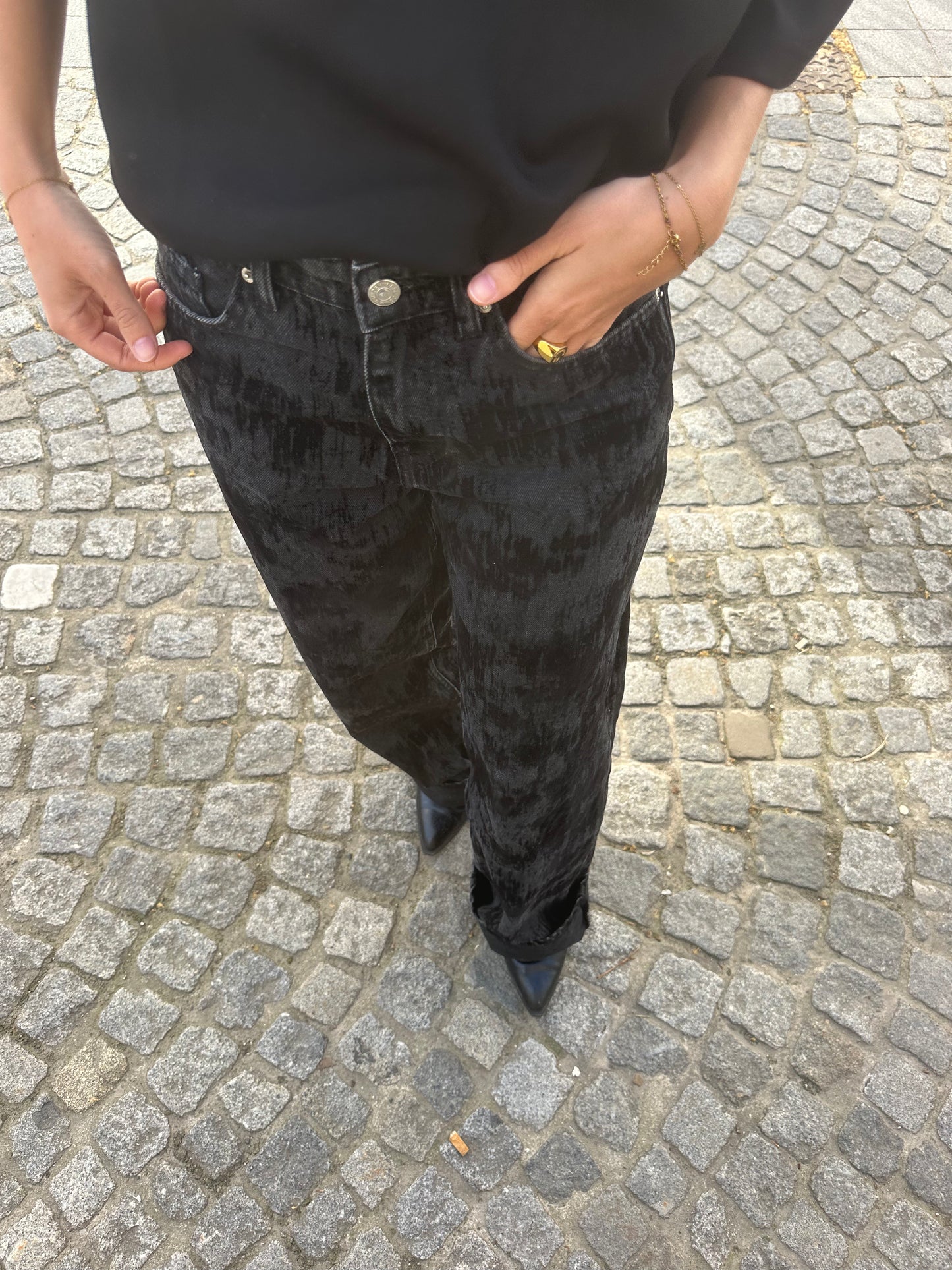 Jeans - black