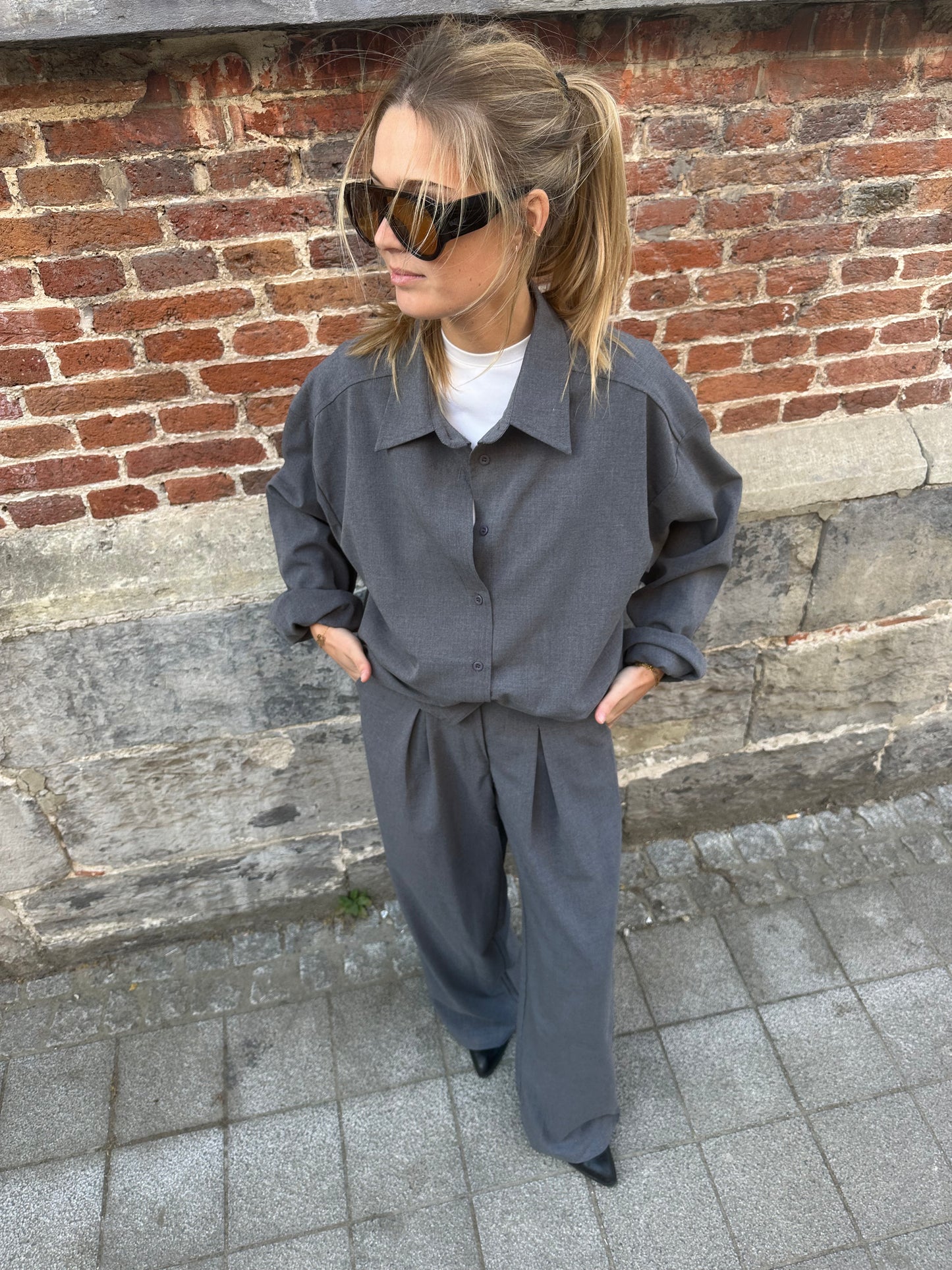 Lola blouse - Grey